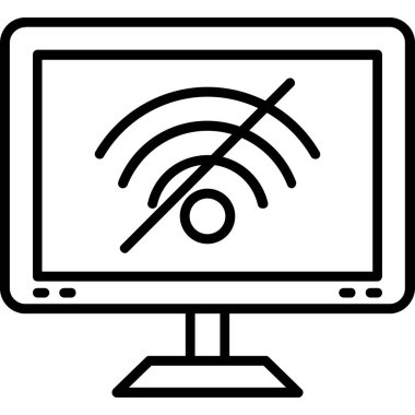 şebeke. Web simgesi basit illüstrasyon