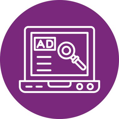 seo modern simgesinin vektör illüstrasyonu