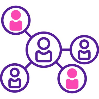 İnsan simgesinin vektör illüstrasyonu