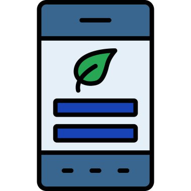 cep telefonu simgesi, vektör illüstrasyonu basit tasarım