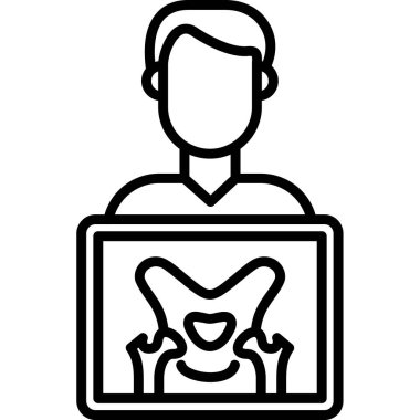 Çağrı merkezi operatör simgesi ana hat vektörü. Destek çağır. çağrı merkezi müşterisi