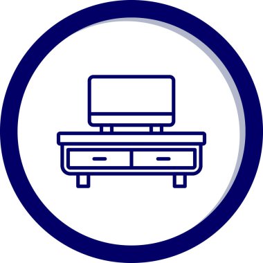 Modern bilgisayar simgesinin vektör illüstrasyonu