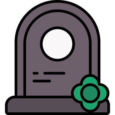 Cadılar Bayramı ikonu. özet çizimi