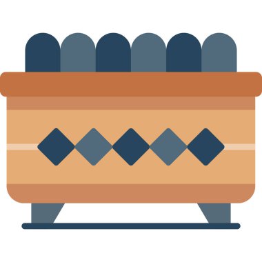 Bebek Beşiği web simgesi, vektör illüstrasyonu