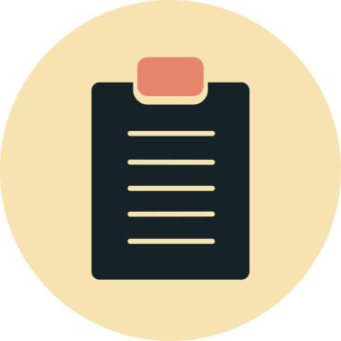 Pano düz renkli vektör simgesi