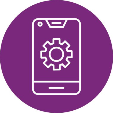 cep telefonu ikonu vektör illüstrasyonu