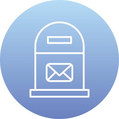 E- posta simgesinin vektör illüstrasyonu