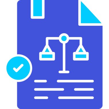 Belge. Web simgesi basit illüstrasyon