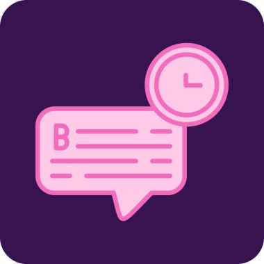 Konuş. Web simgesi basit tasarım