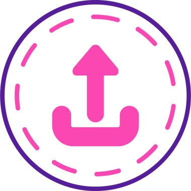 Pusula. Web simgesi basit tasarım