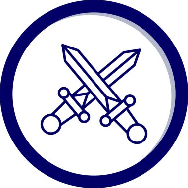 Kılıcın vektör illüstrasyonu