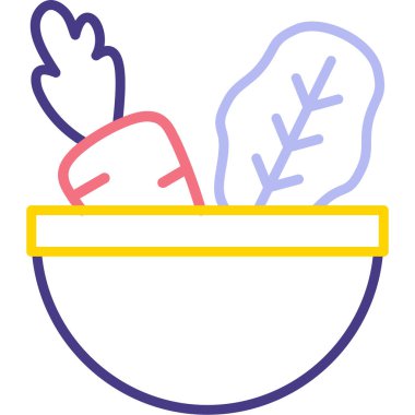 Tavuk. Web simgesi basit illüstrasyon