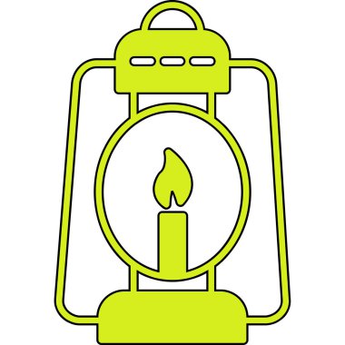 Mum simgesi vektör illüstrasyonu