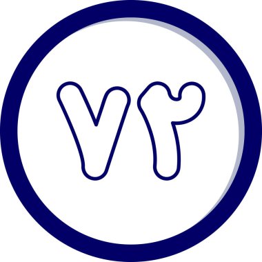 Bir burç işaretinin vektör çizimi