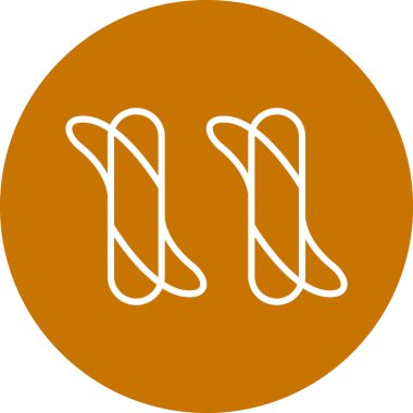 güzel kablo vektör çizgisi simgesi