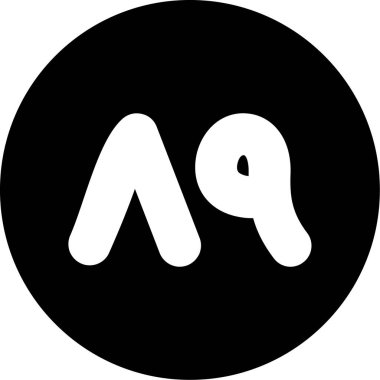 Web tasarımı için bir harf simgesinin çizimi