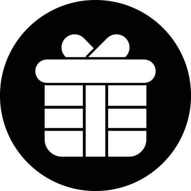 Hediye. Web simgesi basit illüstrasyon