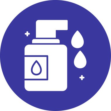 Bir şişe suyun vektör çizimi