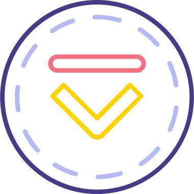 Madalya. Web simgesi basit illüstrasyon