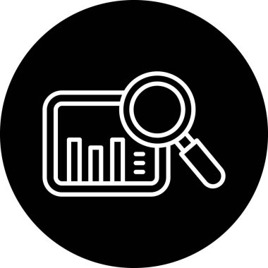 Analiz Simgesi Vektör Çizimi