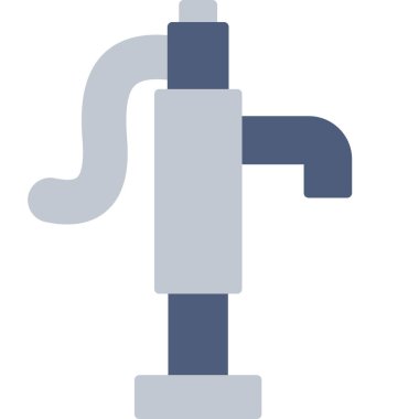 Musluk. Web simgesi basit illüstrasyon