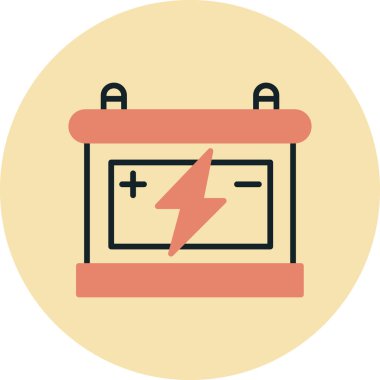 pil vektör illüstrasyonu