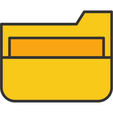 Dosya. Web simgesi basit illüstrasyon