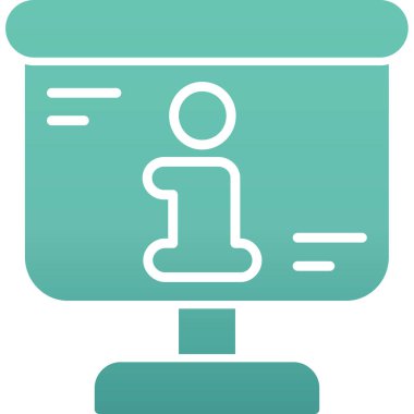 Bir adamın beyaz arkaplanının vektör çizimi