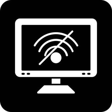 Bilgisayar simgesi. vektör illüstrasyonu