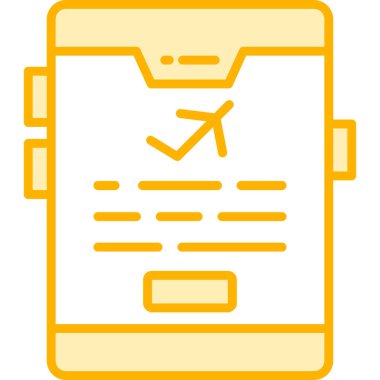 Kontrol listesi. Web simgesi basit illüstrasyon