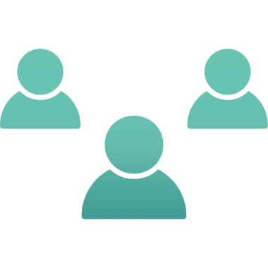 İnsan simgesinin vektör illüstrasyonu