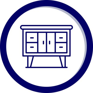 Modern evin vektör simgesi