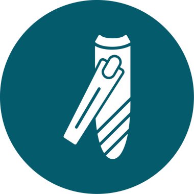 Çorap. Web simgesi basit illüstrasyon