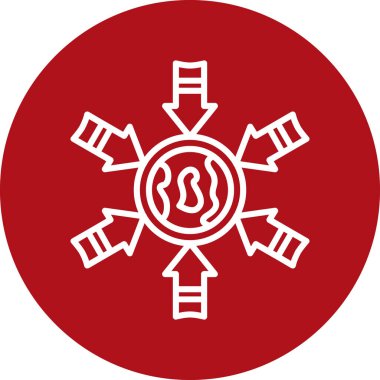 vektör kar tanesi simgesi illüstrasyonu