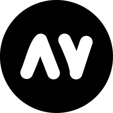 Modern ve basit bir simgenin vektör çizimi