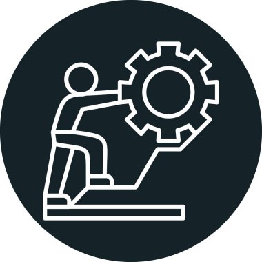 seo modern simgesinin vektör illüstrasyonu