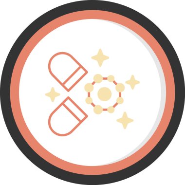 hap vektör simgesi modern basit illüstrasyon