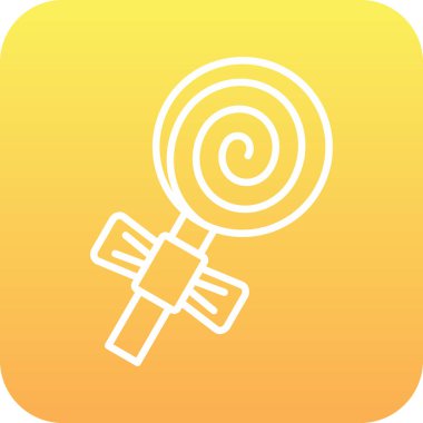 şeker simgesi dijital tasarımı