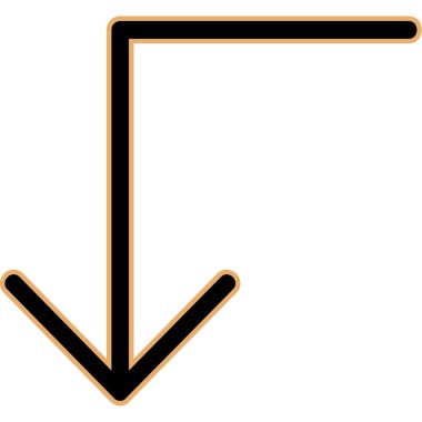 ok simgesi vektör illüstrasyonu