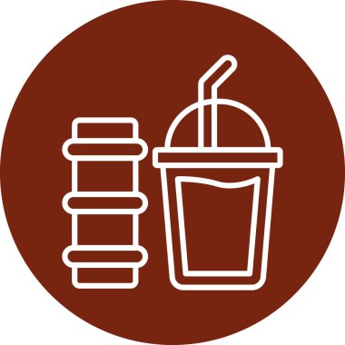 Vektör Kahve Simgesi illüstrasyonu