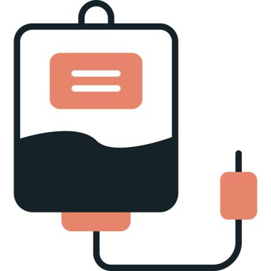 Pil simgesi, basit vektör illüstrasyonu