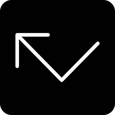 Katı biçimde sağ ok simgesi