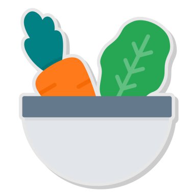 Havuç sağlıklı beslenme simgesi