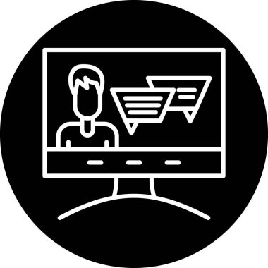 Alışveriş. Web simgesi basit illüstrasyon