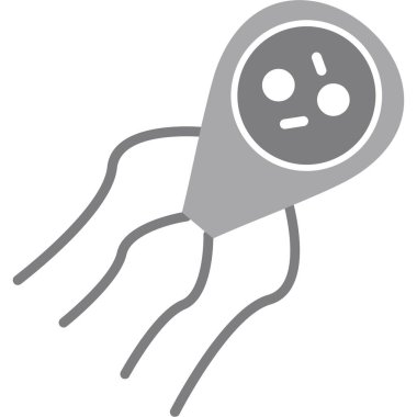 Bir virüsün vektör simgesi