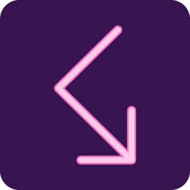 ok simgesi, vektör illüstrasyonu