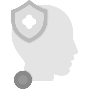 bir kişi ile başlık, vektör illüstrasyon