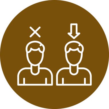 İnsan simgesinin vektör illüstrasyonu