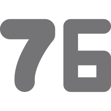 7577 simgesi, vektör illüstrasyonu