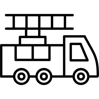 Teslimat kamyonu simgesi, taslak biçimi